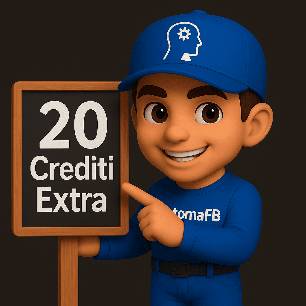 AutomaFB | 20 Post Extra: Pubblicali Subito